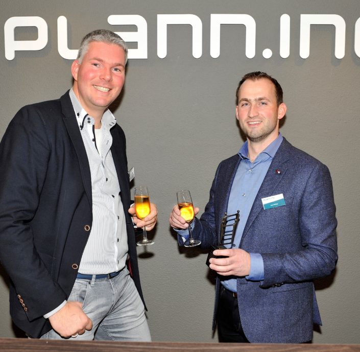 Sander en Arjen verkleind