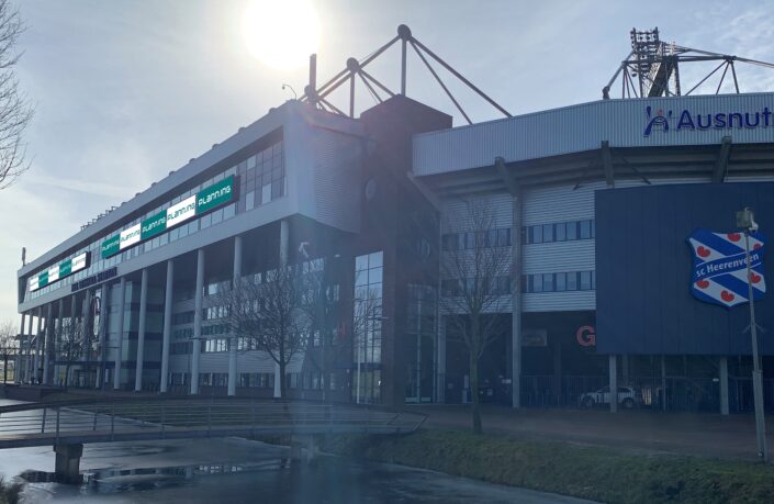 Stadionreclame SC Heerenveen PLANN ingenieurs